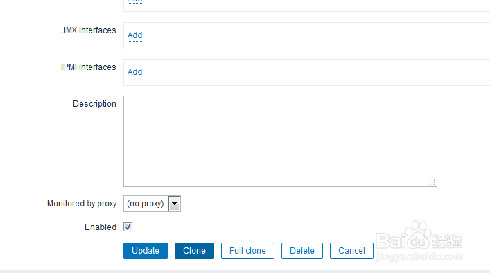 如何在zabbix的web管理中克隆主机？
