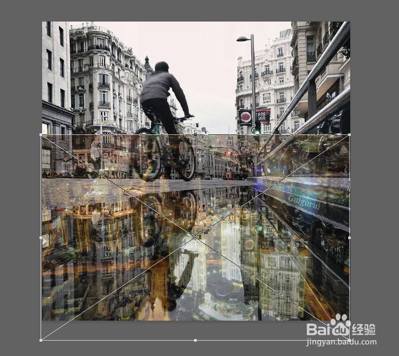 PS后期如何快速制作倒影合成?