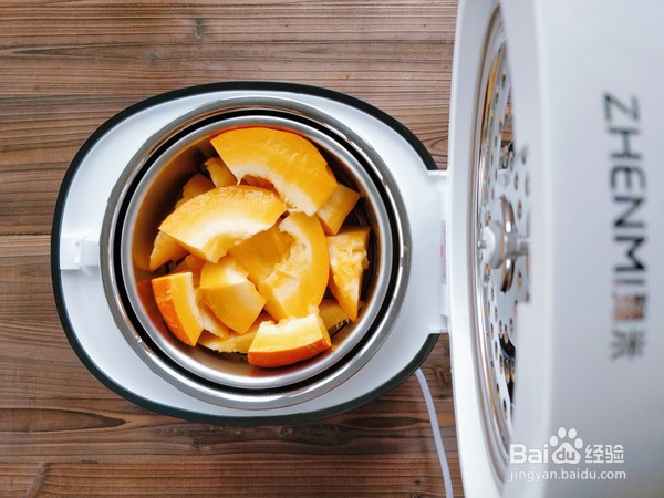 好吃的糯米南瓜糕