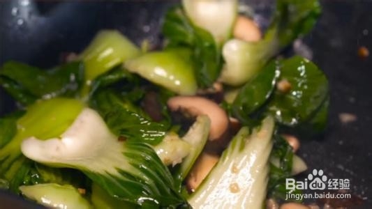 美味香菇油菜