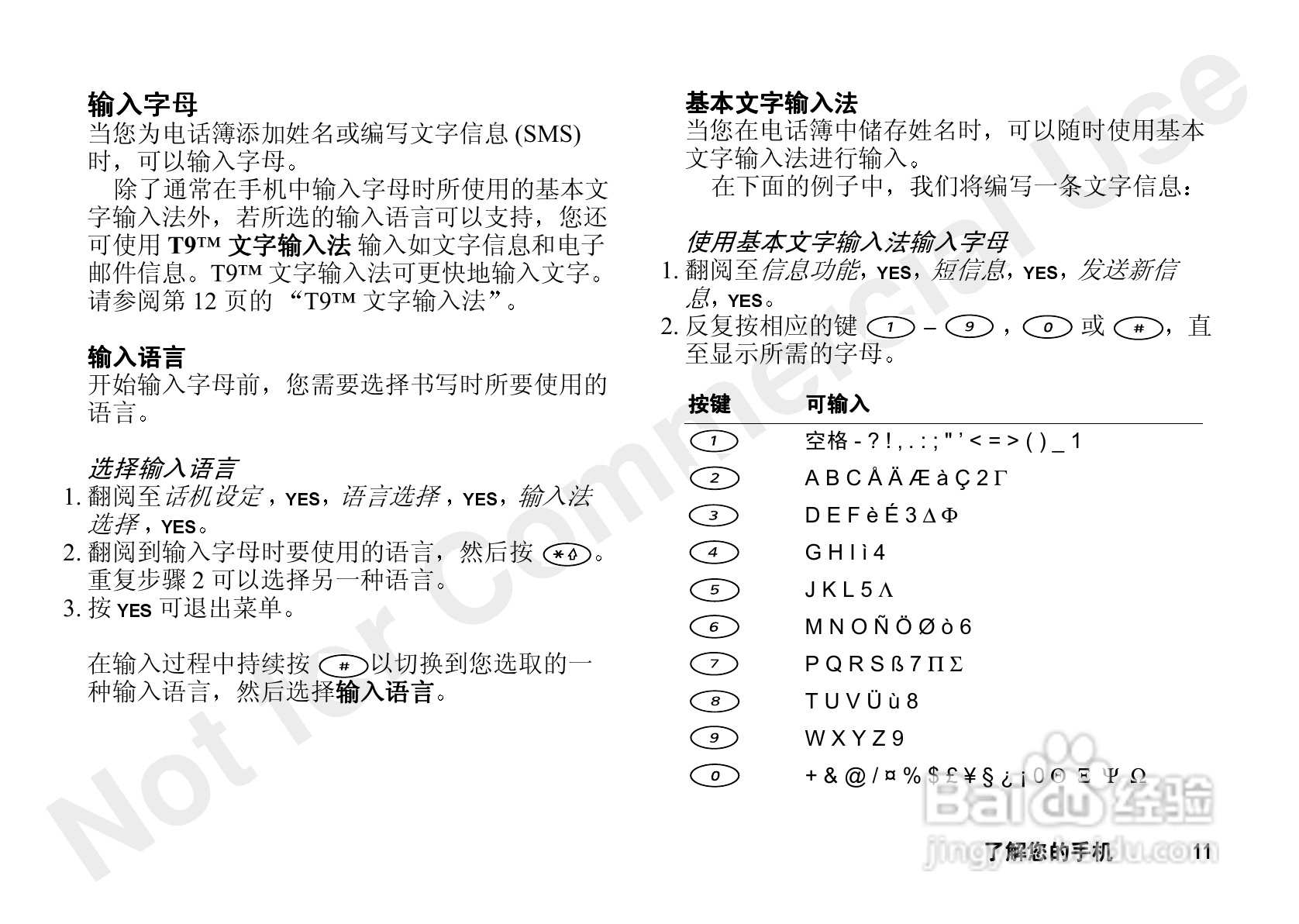 索尼爱立信A3618手机使用说明书:[2]