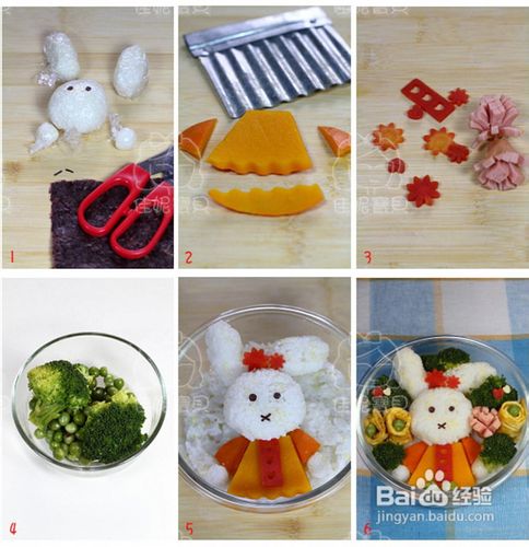 爱心便当——卡通小兔便当