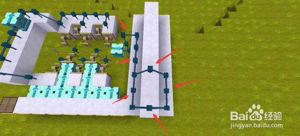 迷你世界密码门怎么做