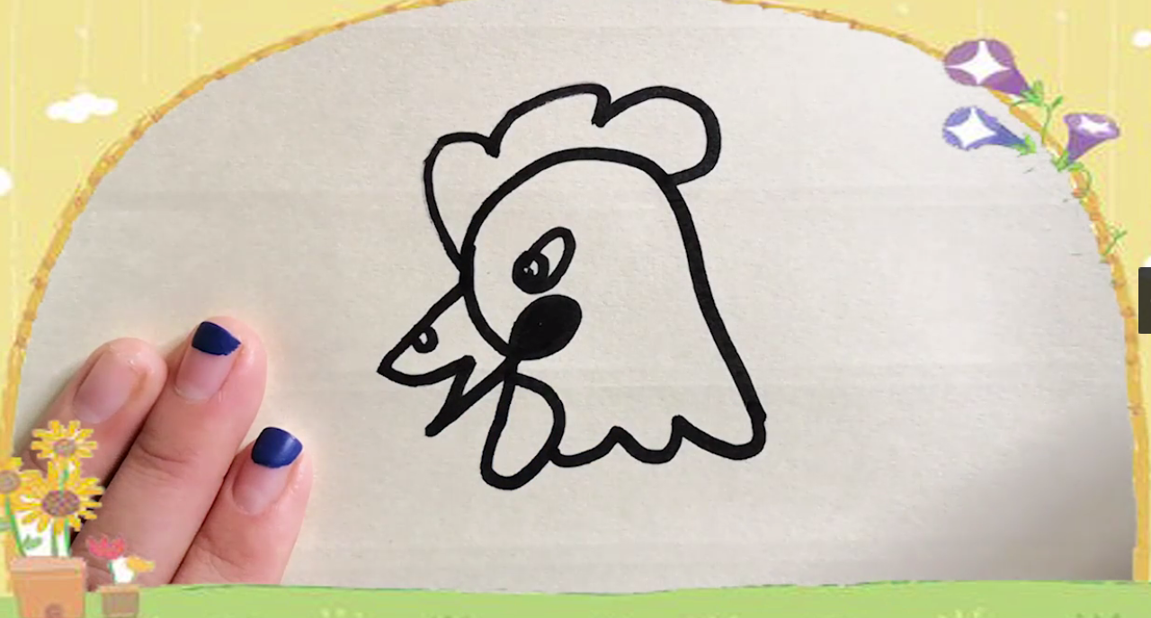 大公鸡的简笔画如何画