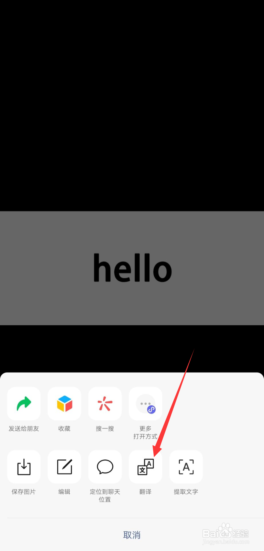 怎么翻译图片中的文字