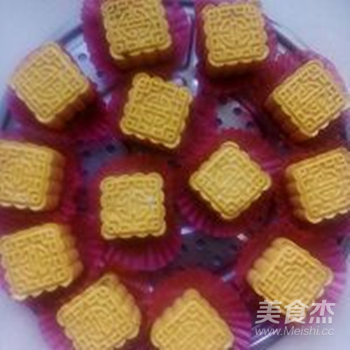 蒸出来的美味-南瓜豆沙饼
