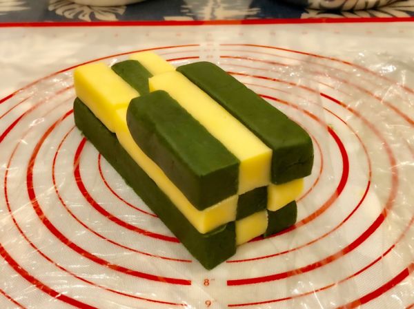 抹茶九宫格饼干