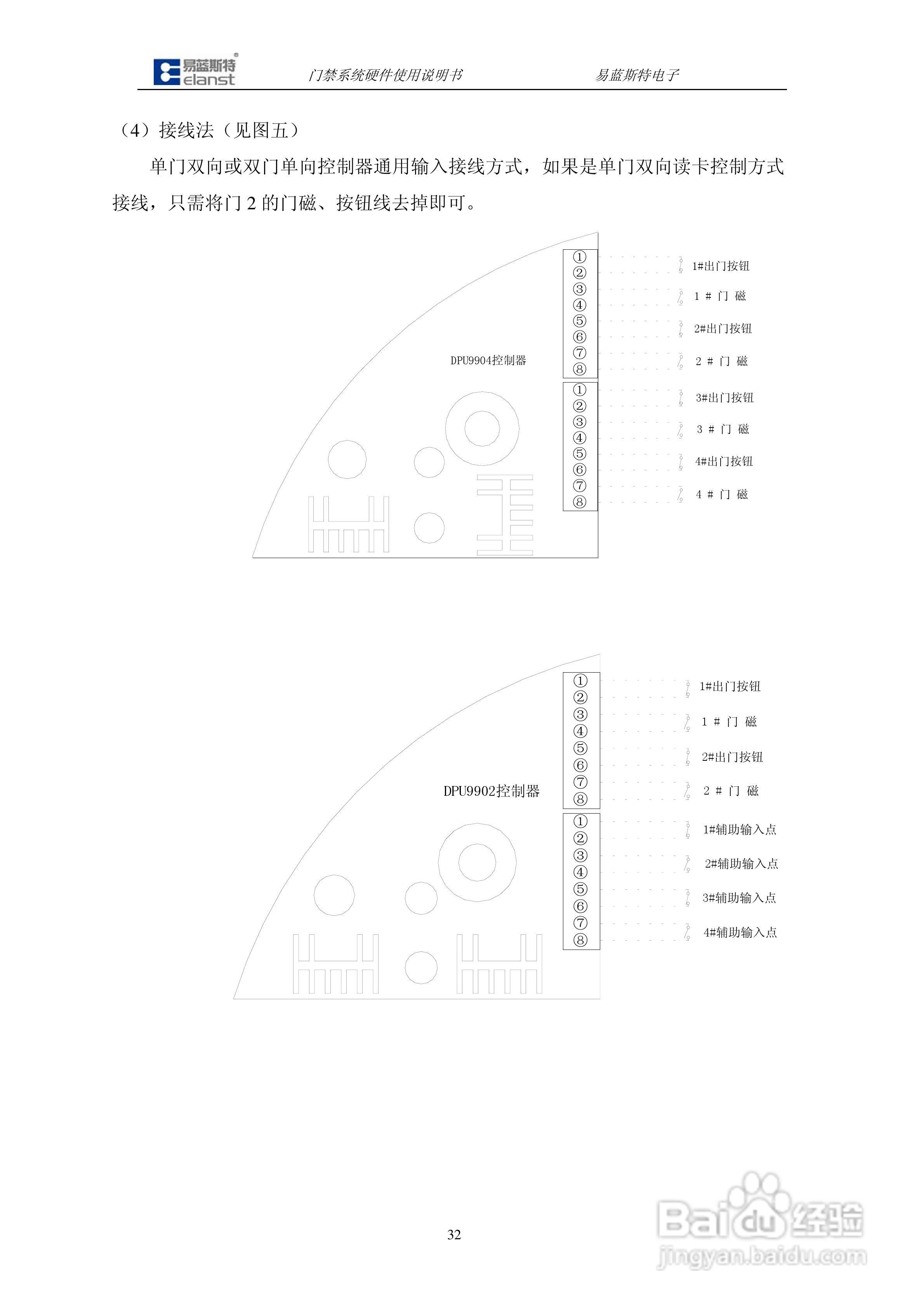 易蓝斯特DCU990X门禁控制器使用说明书:[4]
