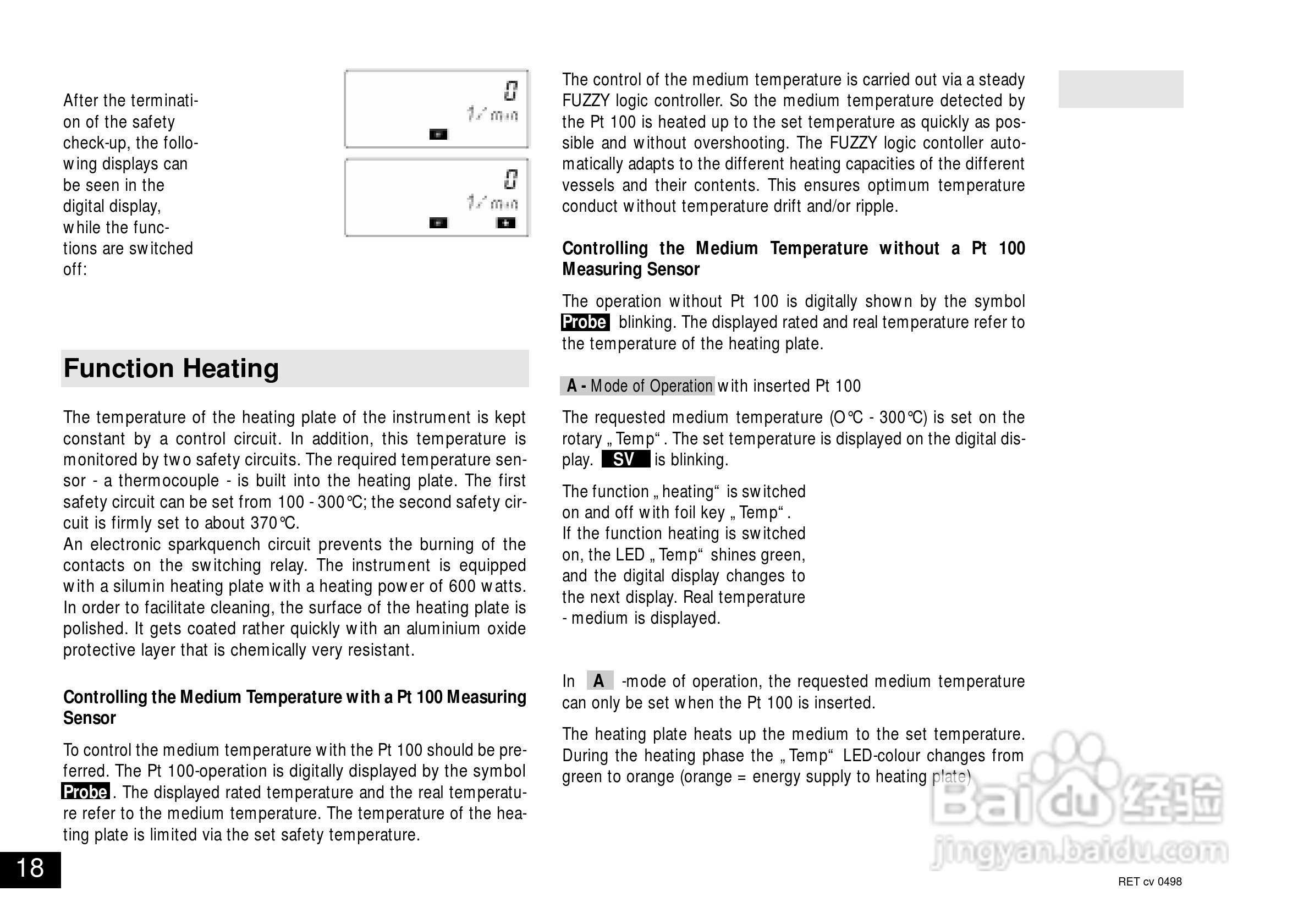 IKA RET控制型安全加热磁力搅拌器使用说明书:[2]