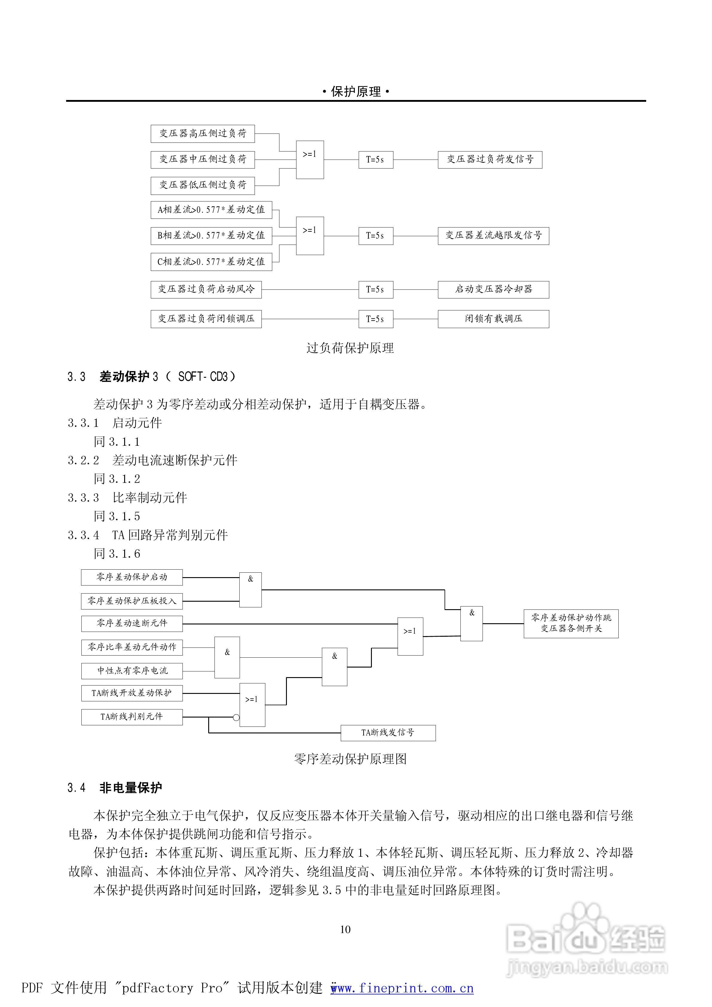 PST1200 220kV变压器保护说明书:[2]