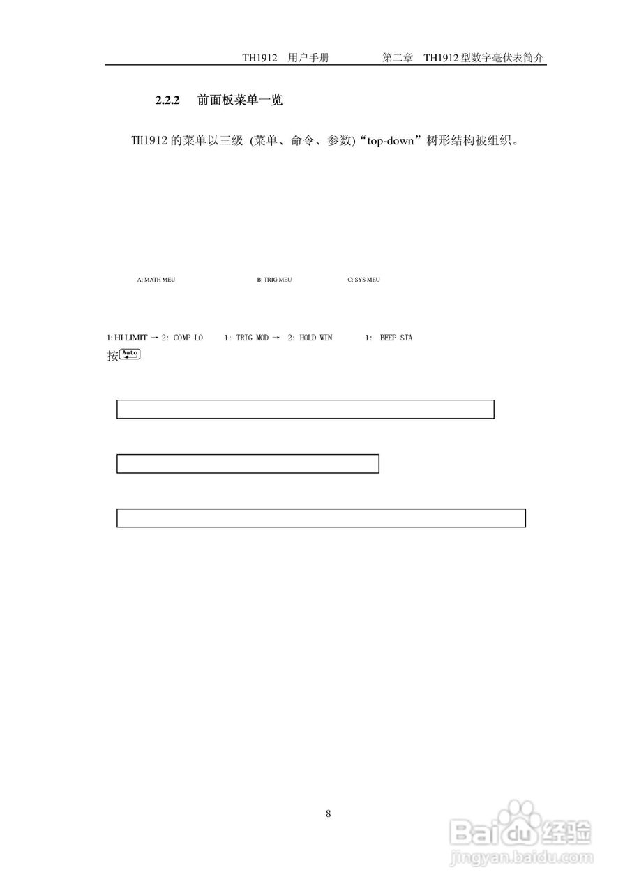 锦流源电子TH1912 TH1912A数字毫伏表说明书:[2]