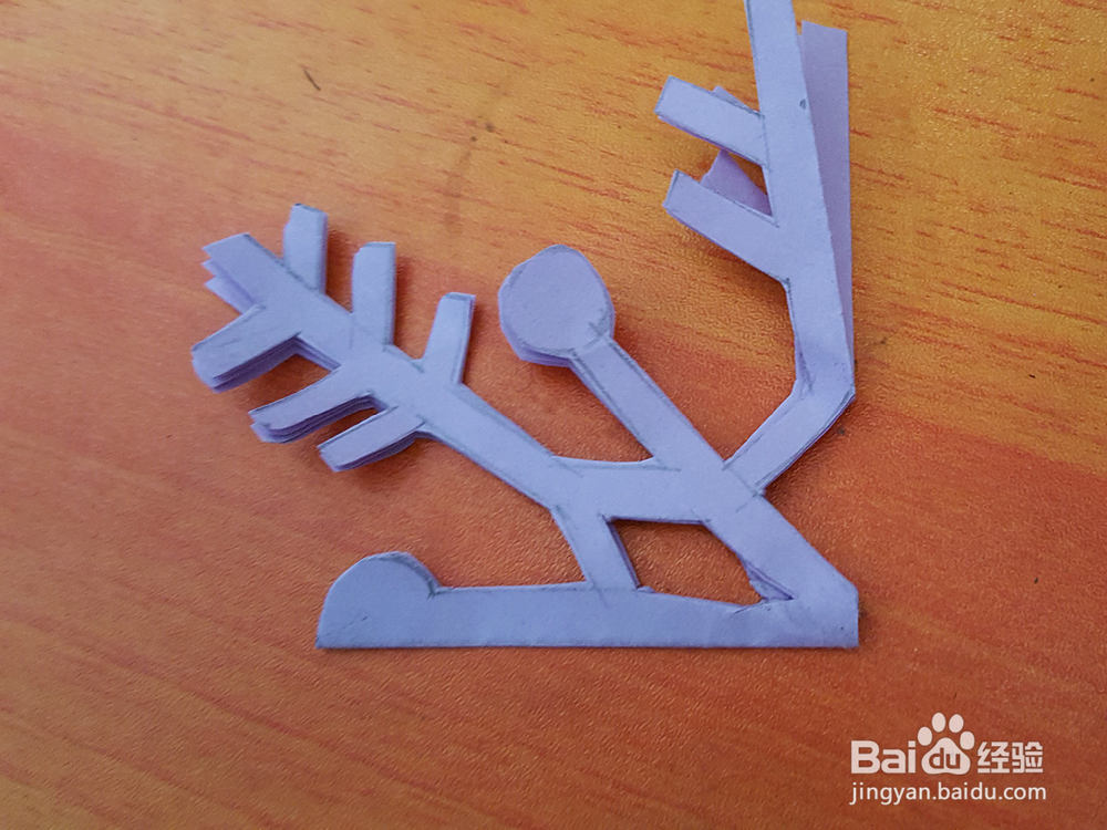 剪纸雪花步骤图