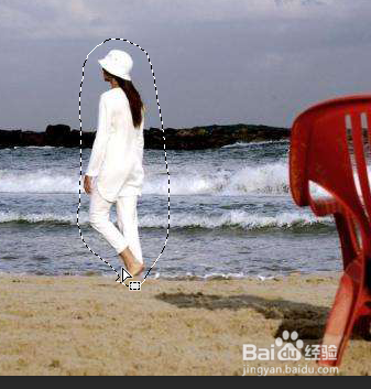 Photoshop如何将海边的人物P掉
