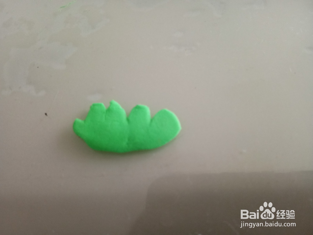 彩泥制作菠萝教程