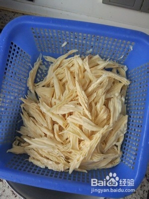 食补佳品凉拌豆笋/腐竹的做法