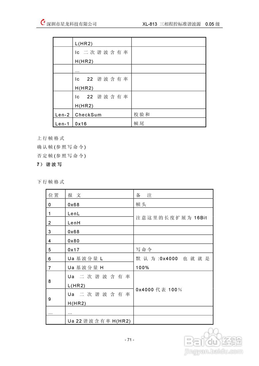 XL-813三相程控标准谐波源使用说明书:[8]