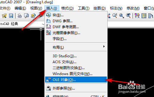 如何在CAD中插入excel