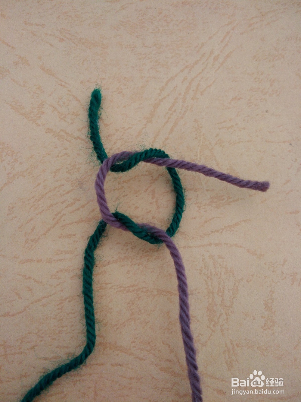 毛线打结方法