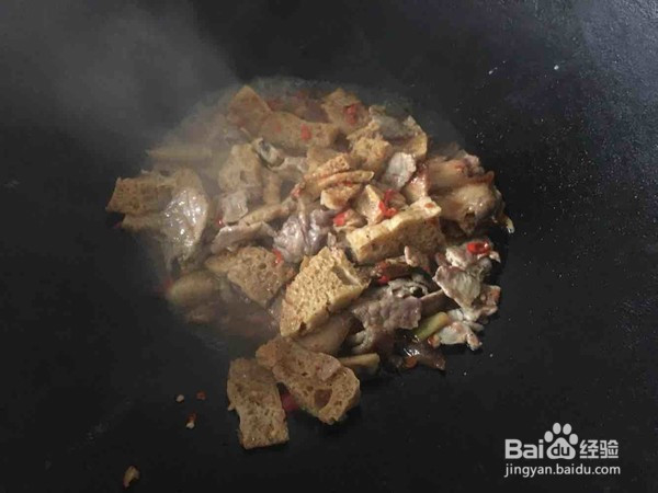 面筋炒肉的制作方法
