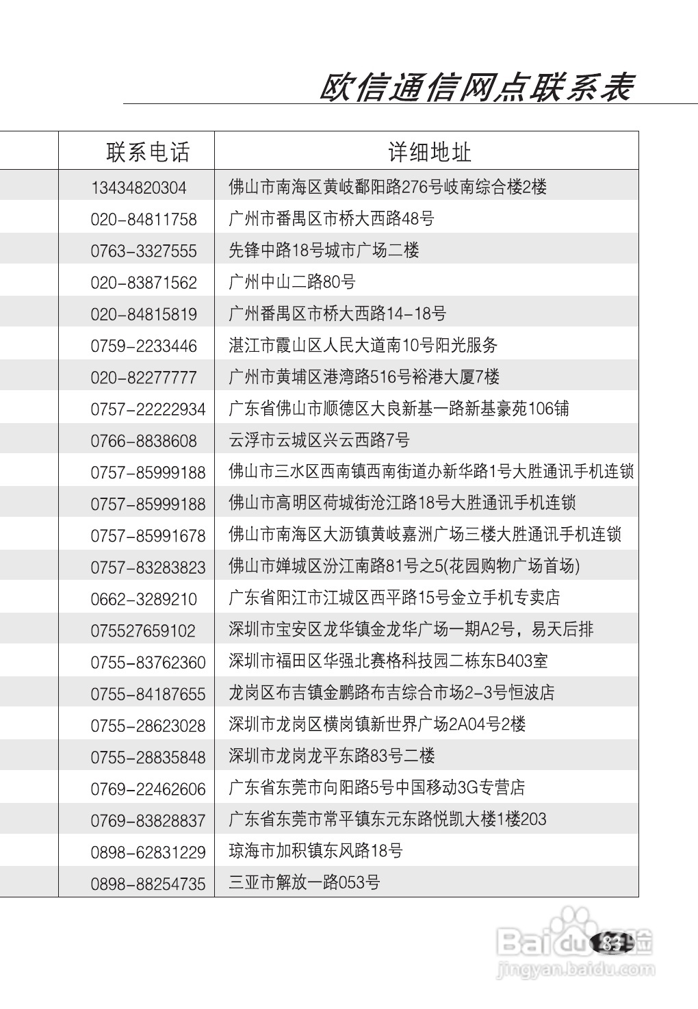 欧新S90手机使用说明书:[9]