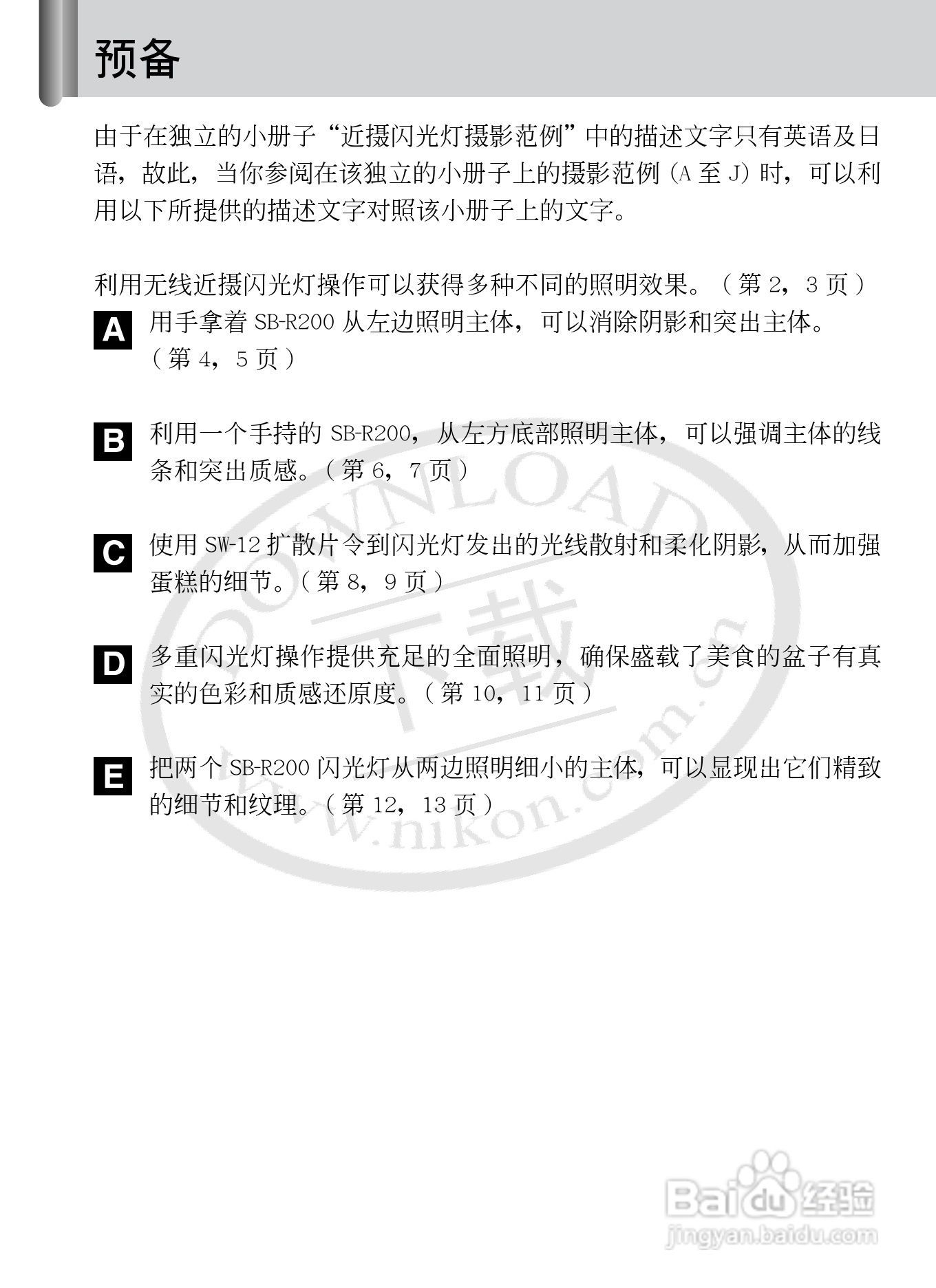 尼康SB-R200数码相机使用说明书:[1]