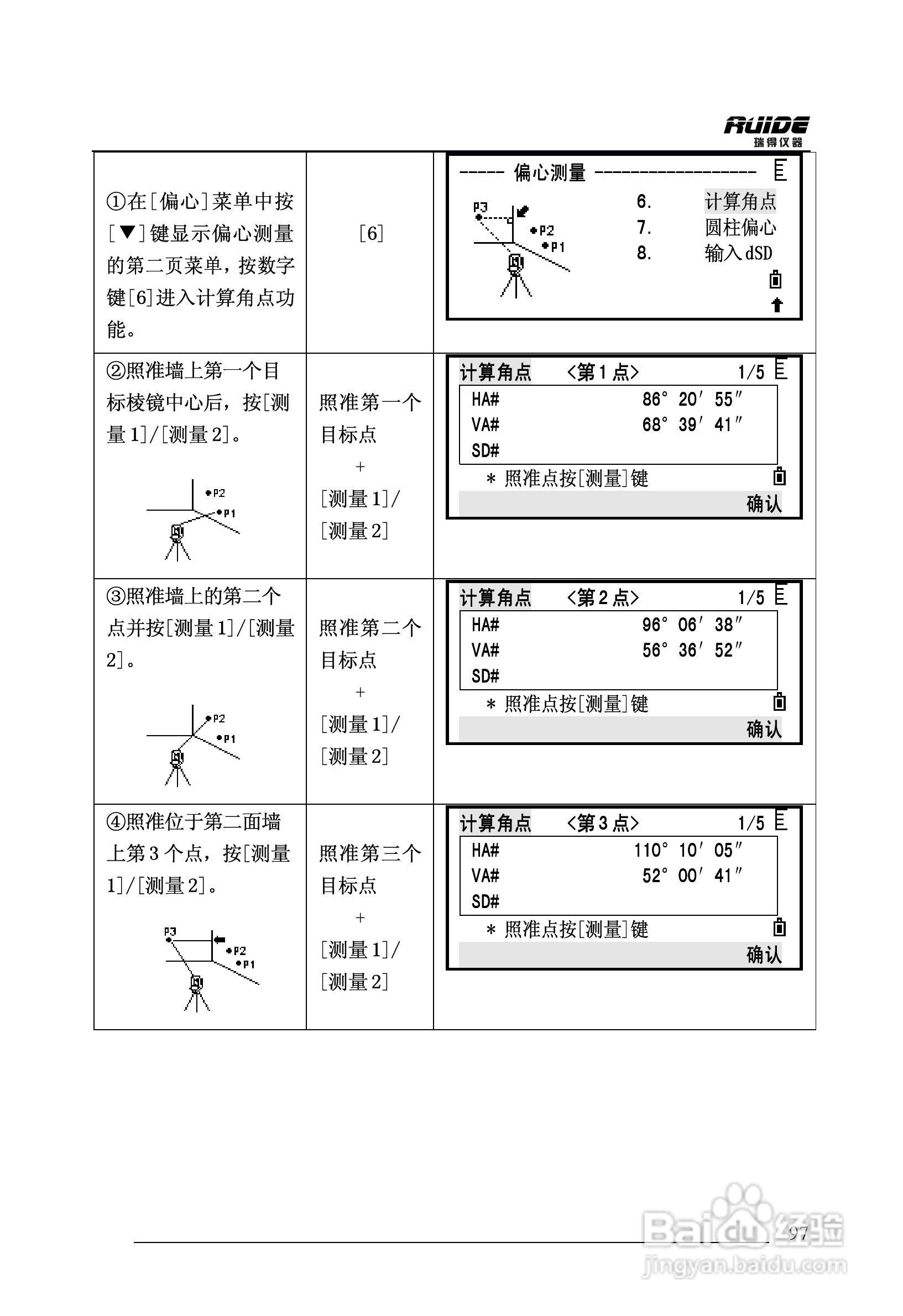 瑞得RTS-862/5R全站仪说明书:[10]