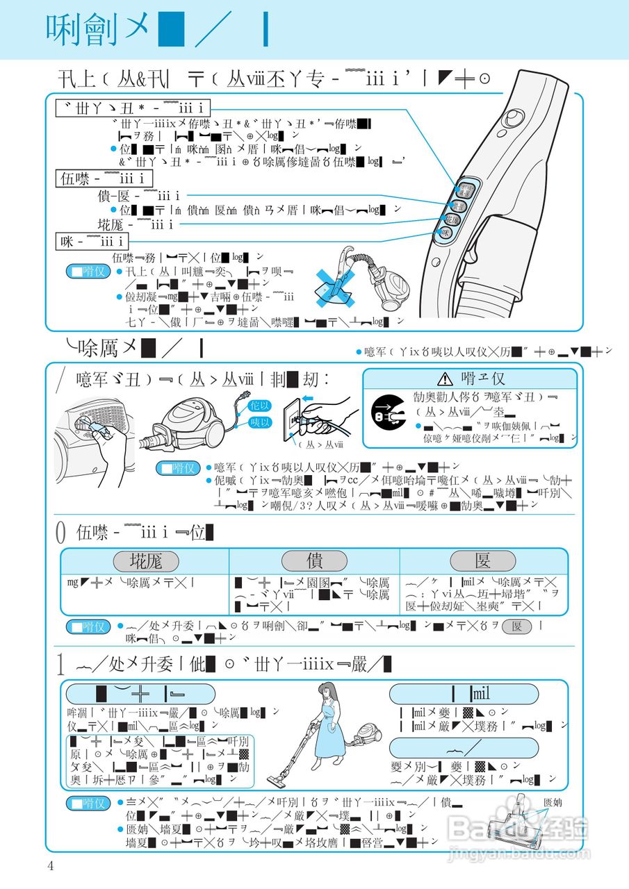 HITACHI日立扫除机 CV-PH9说明书:[1]