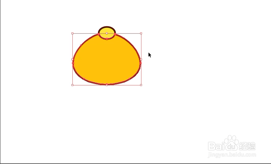 怎样在illustrator中绘制黄帽小图标