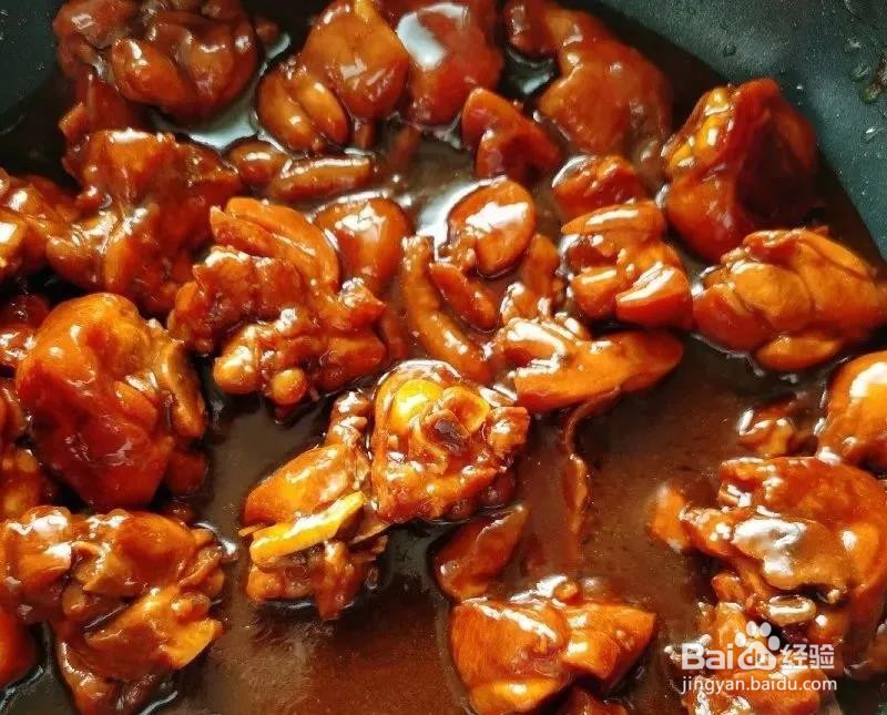 家常葱油焖鸡腿