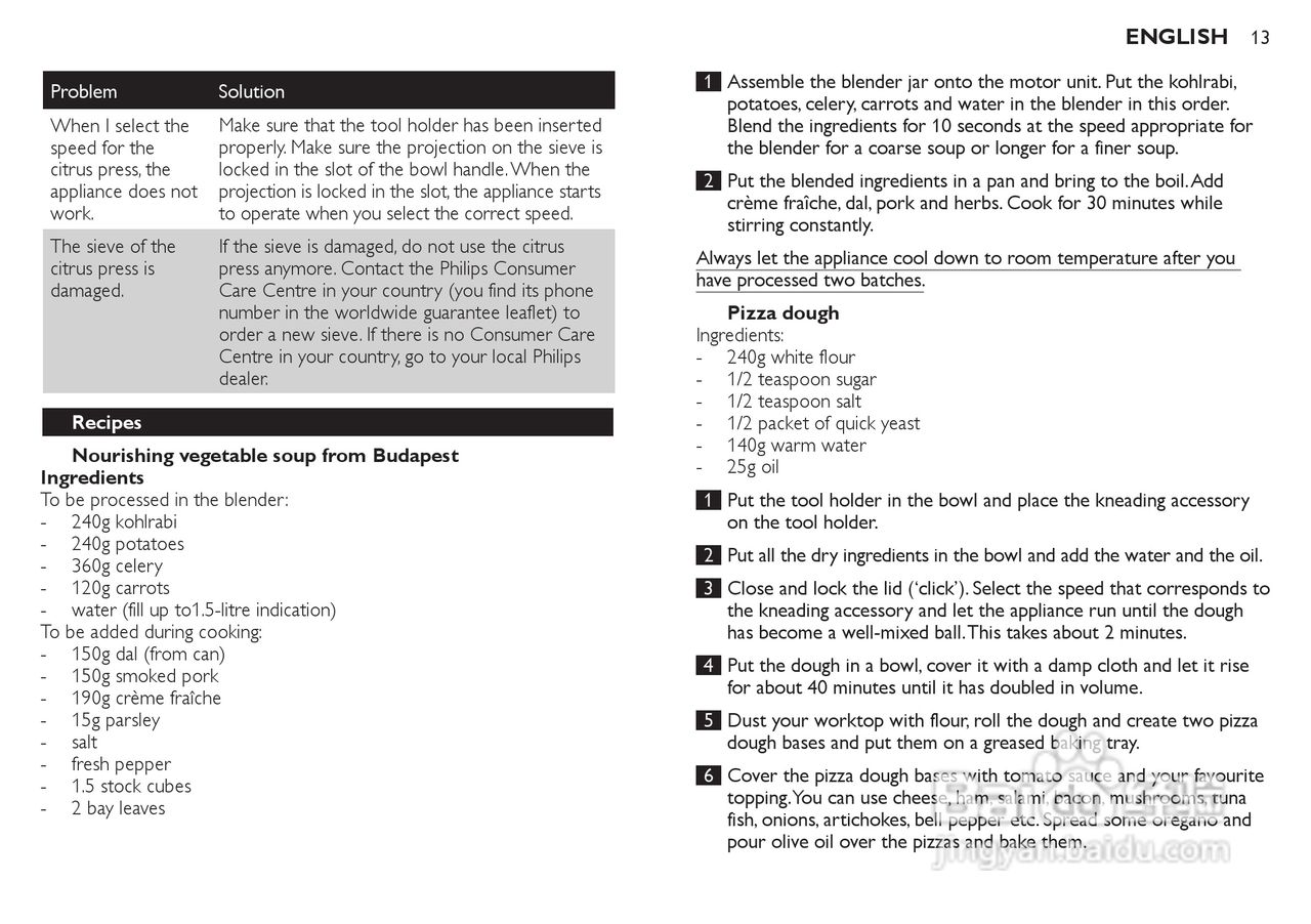 飞利浦HR7772榨汁机使用说明书:[2]