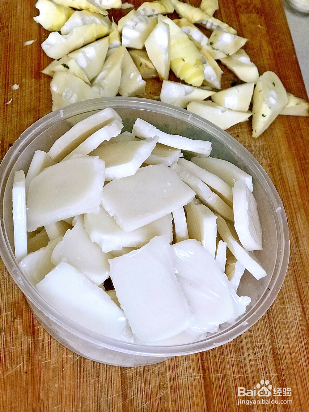 爽脆可口的荠菜春笋炒年糕