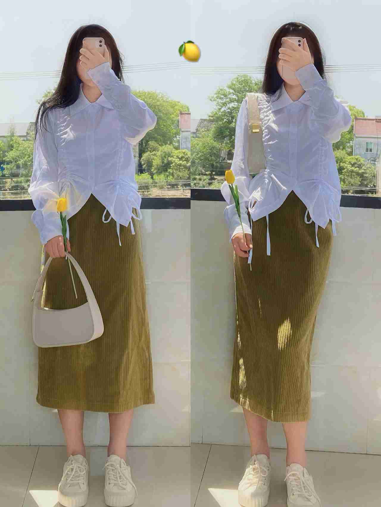 【160 108斤】蓝色系|粗腿 梨形 显瘦穿搭