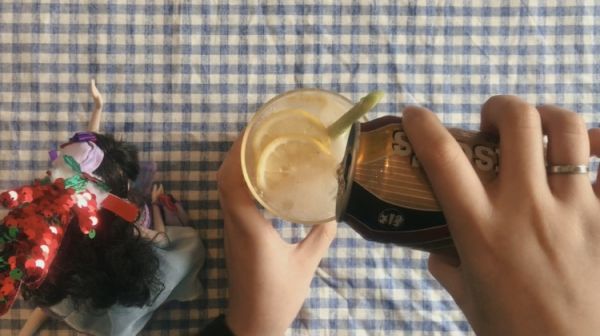 香茅干姜柠檬水