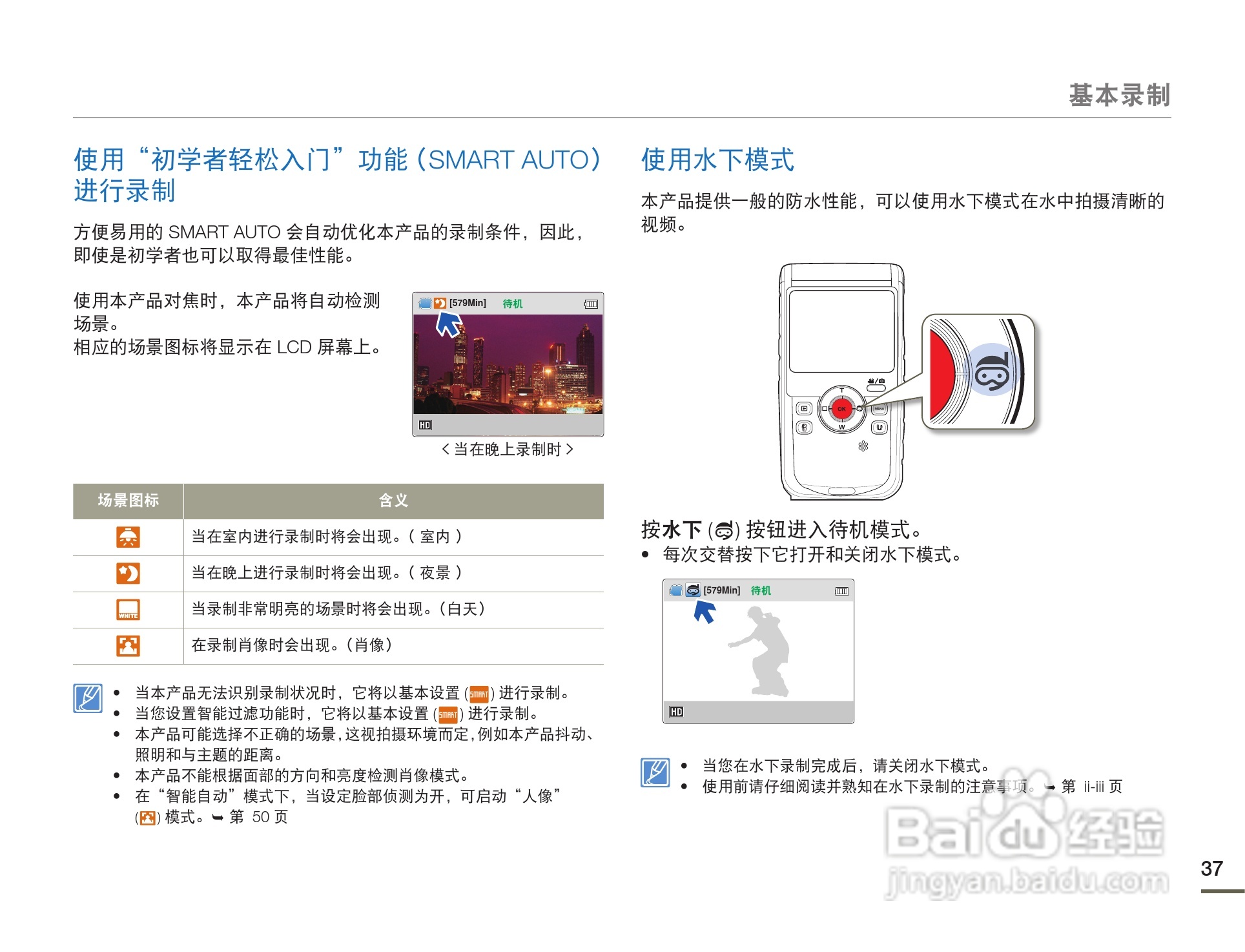 三星HMX-W200RP数码摄像机使用说明书:[4]