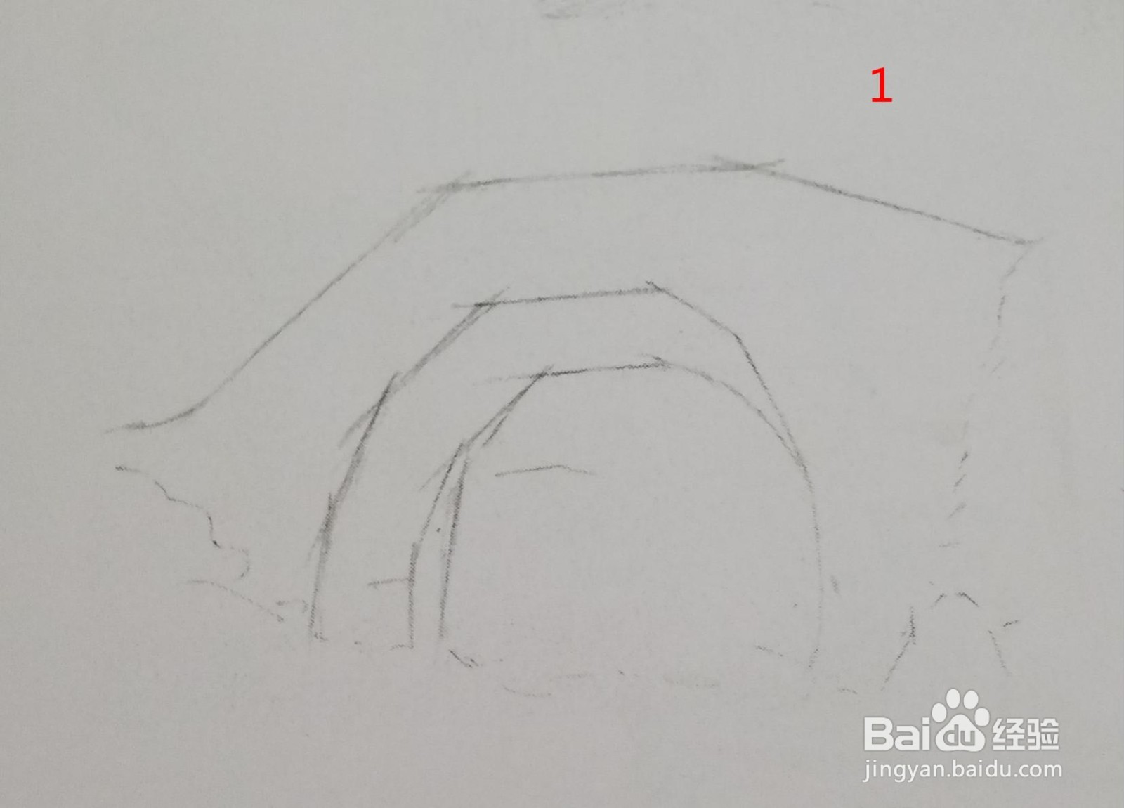 石桥的素描画法