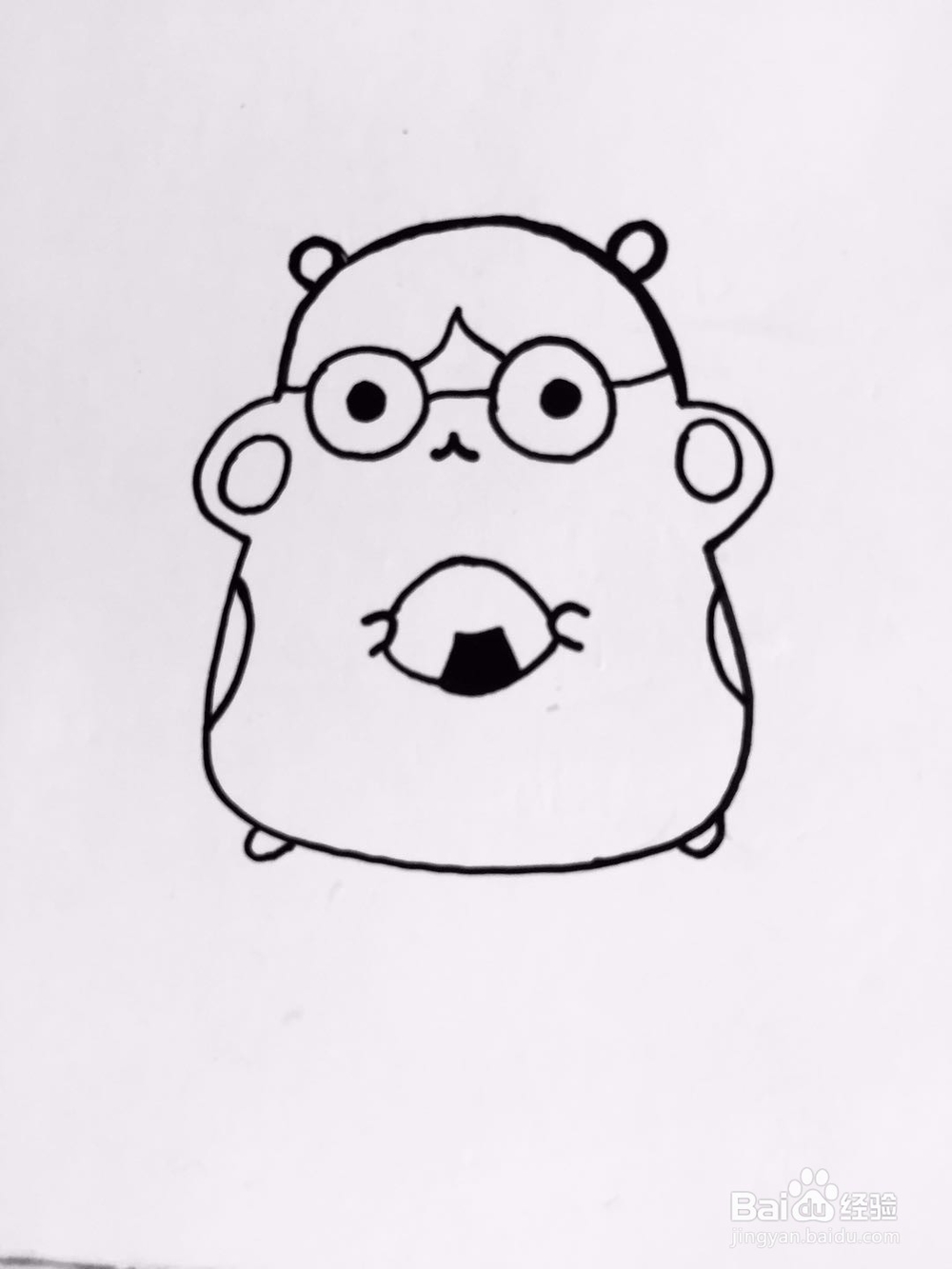 茉莉水彩手绘之松鼠学霸