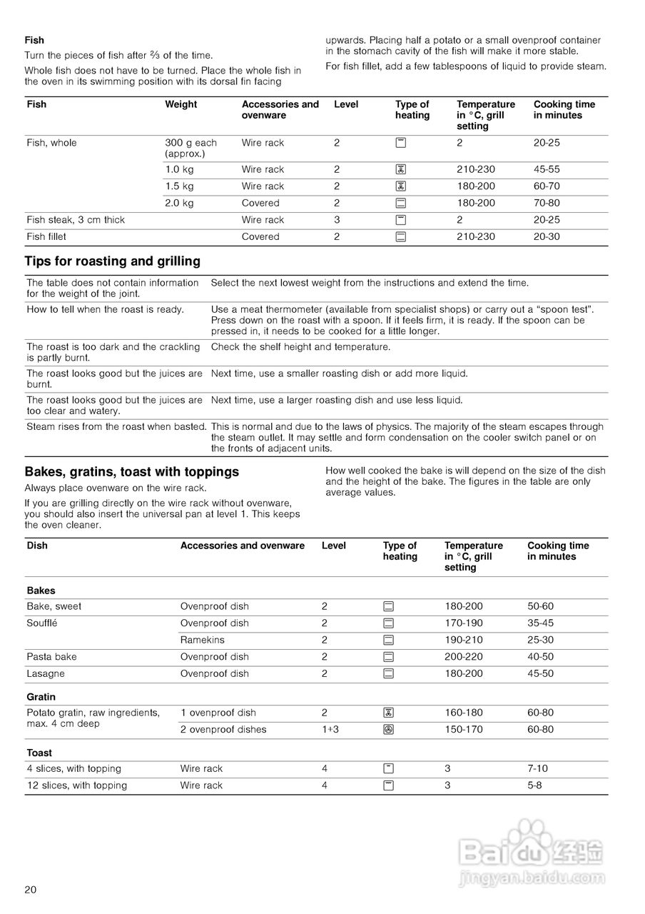 博世HBA33B520W嵌入式烤箱说明书:[1]