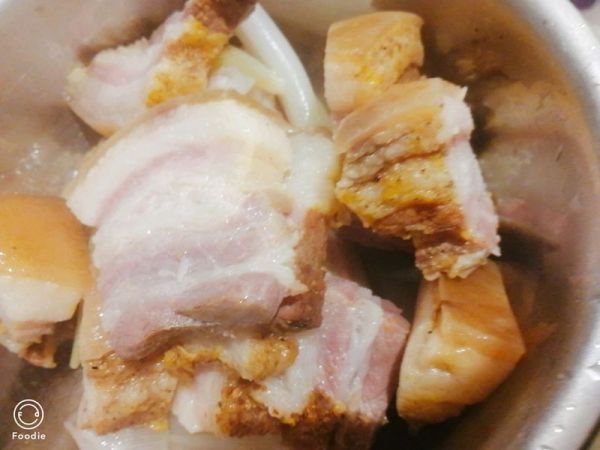 腊肉四季豆焖饭