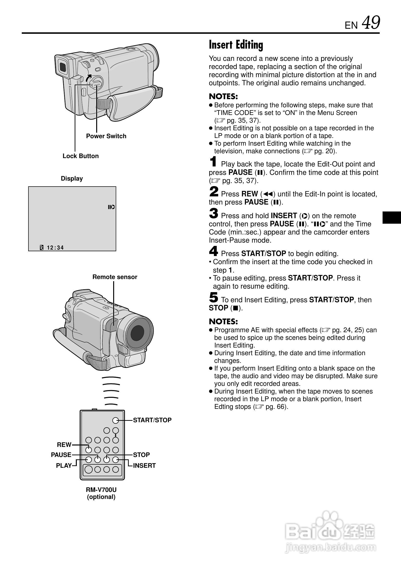JVC GR-DVL155充电器说明书:[5]