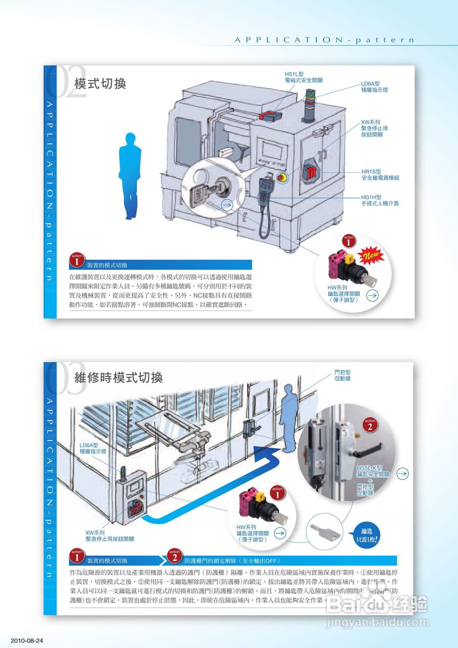 和泉电气钥匙锁定型安全开关HS5E-K使用说明书:[1]