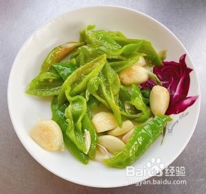 健康养生佳品青椒蒜爆鳝的做法