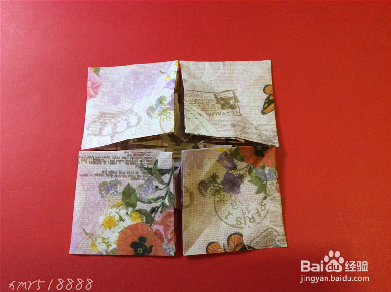 创意手工折纸-十字架的折法