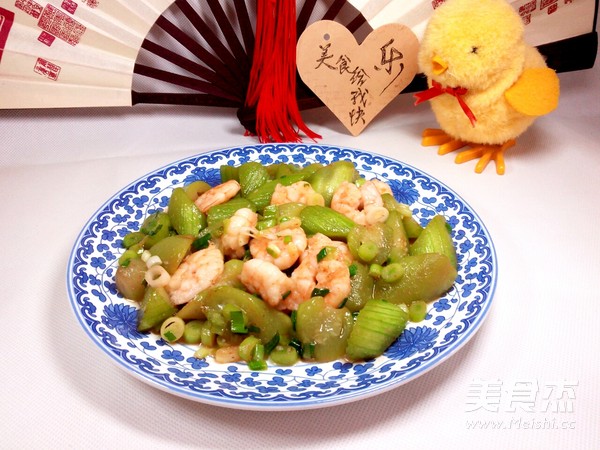 丝瓜虾仁的做法