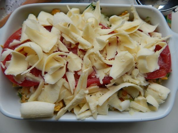 西红柿生菜焗饭
