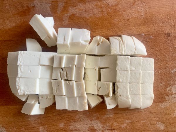 暖胃小白菜豆腐汤