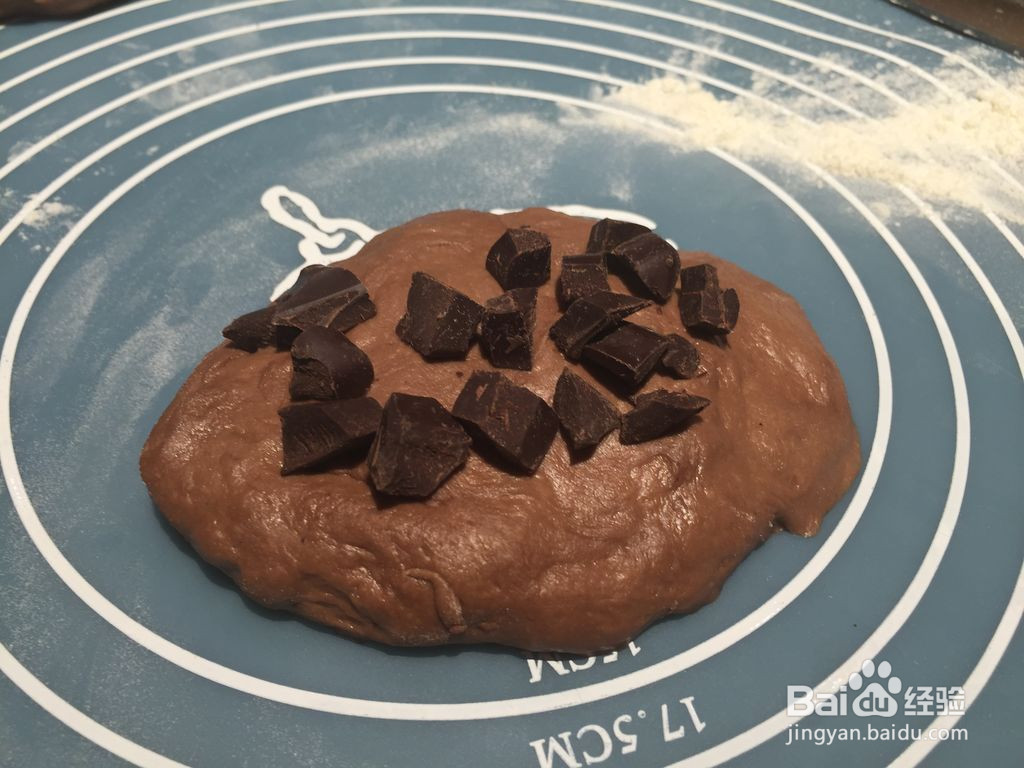 双倍巧克力软欧包的做法