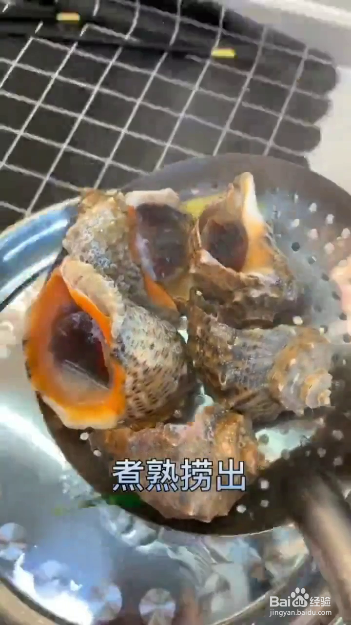 如何制作原汁原味的蘸汁海螺？