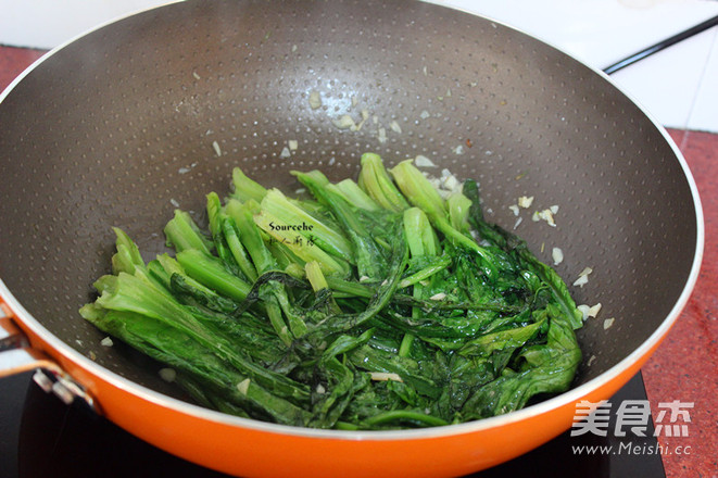 蒜蓉炒油麦菜