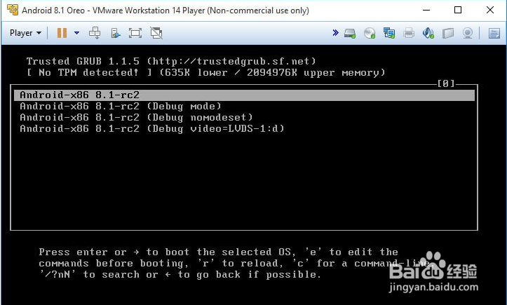 VirtualBox虚拟机安装android8.1x86.iso镜像