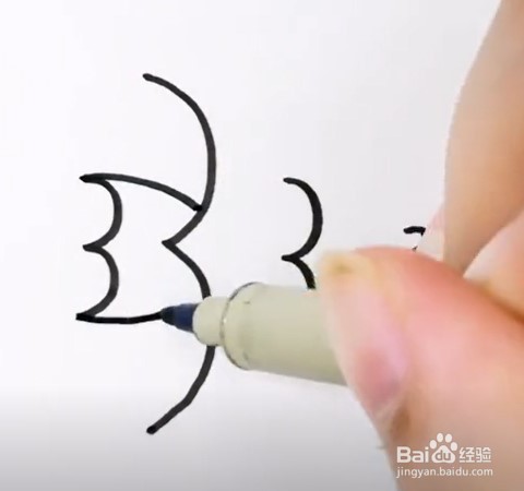 如何快速画出可爱的小鱼